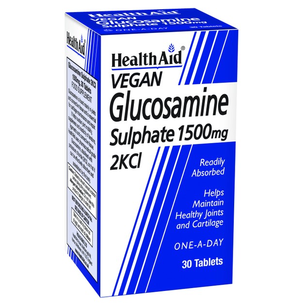 Health Aid Glucosamine Sulphate 1500mg 2KCl 30tabs Health Aid Glucosamine Sulphate 1500mg 2KCl 30tabs