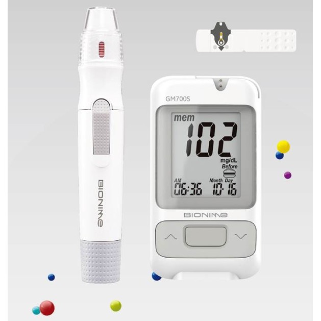 Bionime GM 700S Νέος Μετρητής Σακχάρου 1τεμάχιο Bionime GM 700S Νέος Μετρητής Σακχάρου 1τεμάχιο