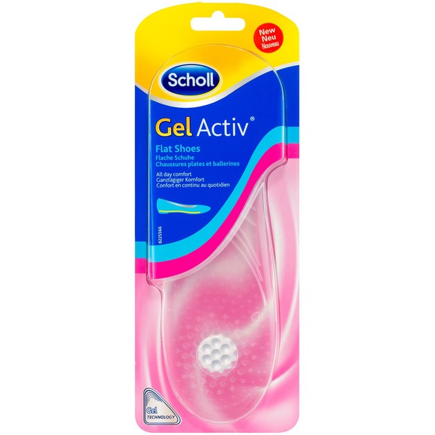 Dr Scholl Gel Activ Flat Shoes Γυναικείοι Πάτοι για Παπούτσια Χωρίς Τακούνι 1 ζευγάρι Dr Scholl Gel Activ Flat Shoes Γυναικείοι Πάτοι για Παπούτσια Χωρίς Τακούνι 1 ζευγάρι