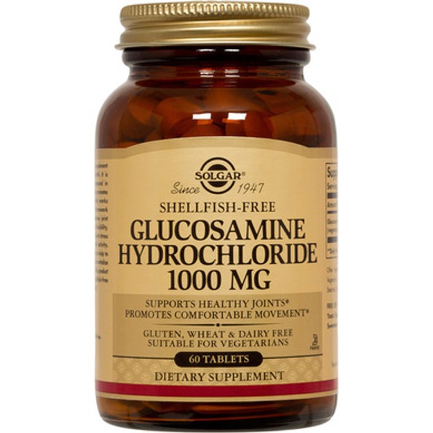 Solgar Glucosamine HCL 1000mg 60 tabs Solgar Glucosamine HCL 1000mg 60 tabs