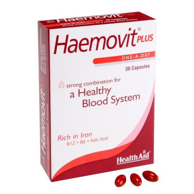 Health Aid Haemovit Plus 30caps Health Aid Haemovit Plus 30caps