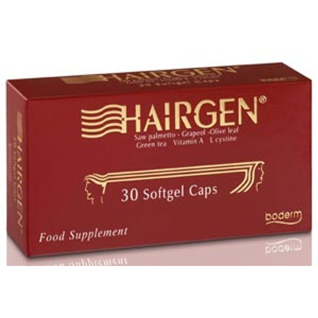 Boderm Hairgen - Ειδική Σειρά για την Άμεση Αντιμετώπιση της Τριχόπτωσης 30 Softgel caps Boderm Hairgen - Ειδική Σειρά για την Άμεση Αντιμετώπιση της Τριχόπτωσης 30 Softgel caps