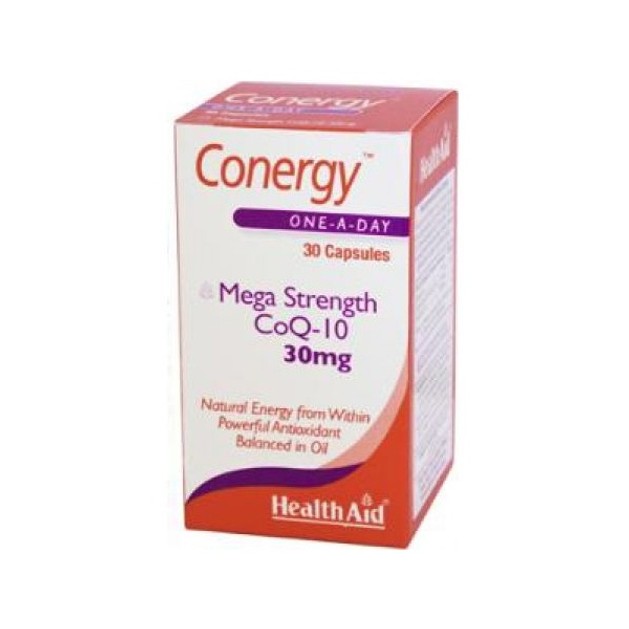 Health Aid Conergy CoQ10 30mg 30caps Health Aid Conergy CoQ10 30mg 30caps