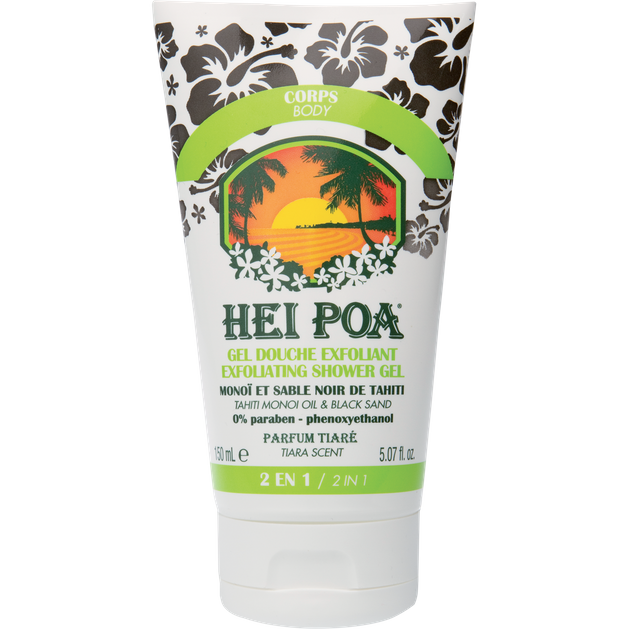 Hei Poa Exfoliating Shower Gel Monoi - Peeling σώματος 150ml Hei Poa Exfoliating Shower Gel Monoi - Peeling σώματος 150ml