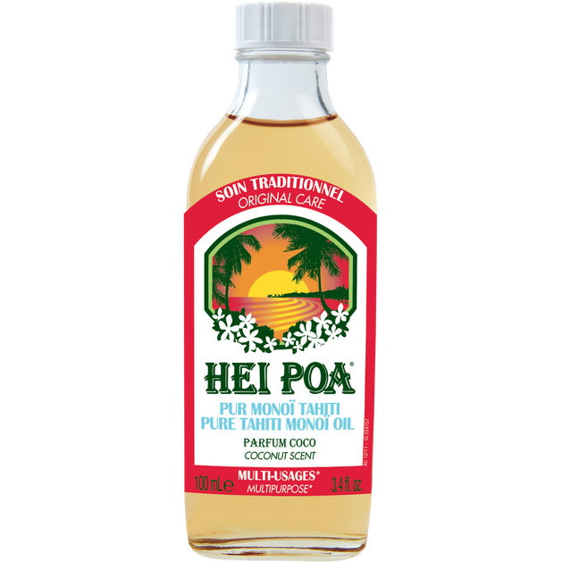 Hei Poa Pure Tahiti Monoi Oil Coconut 100ml Hei Poa Pure Tahiti Monoi Oil Coconut 100ml
