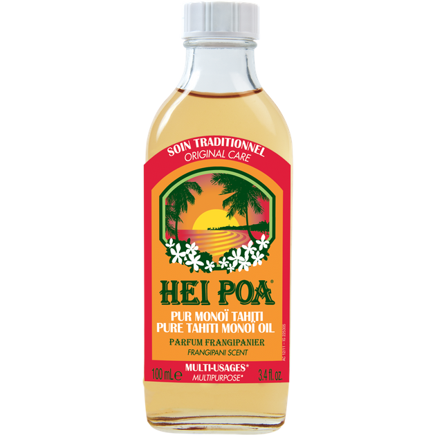 Hei Poa Pure Tahiti Monoi Oil Frangipani 100ml Hei Poa Pure Tahiti Monoi Oil Frangipani 100ml