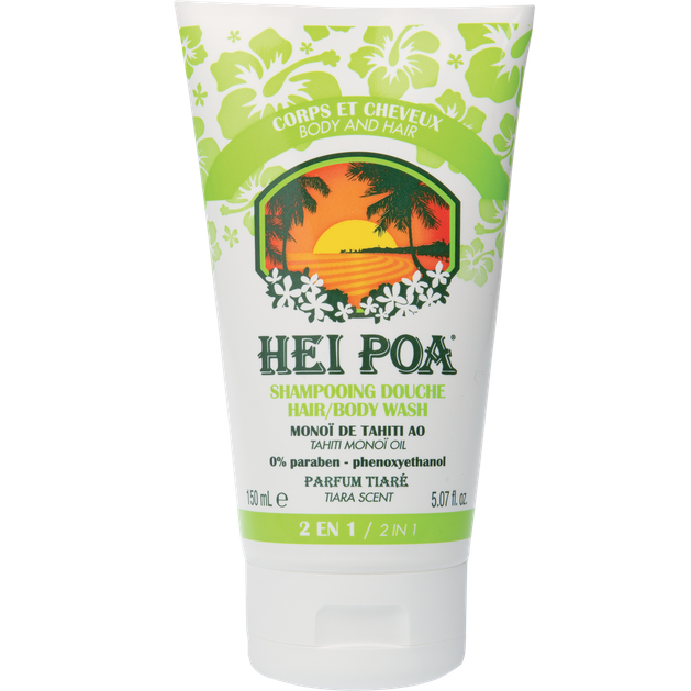 Hei Poa Shampoo & Shower Gel Tiare - Ενυδατικό Σαμπουάν και Αφρόλουτρο με Λάδι Monoi 150ml Hei Poa Shampoo & Shower Gel Tiare - Ενυδατικό Σαμπουάν και Αφρόλουτρο με Λάδι Monoi 150ml