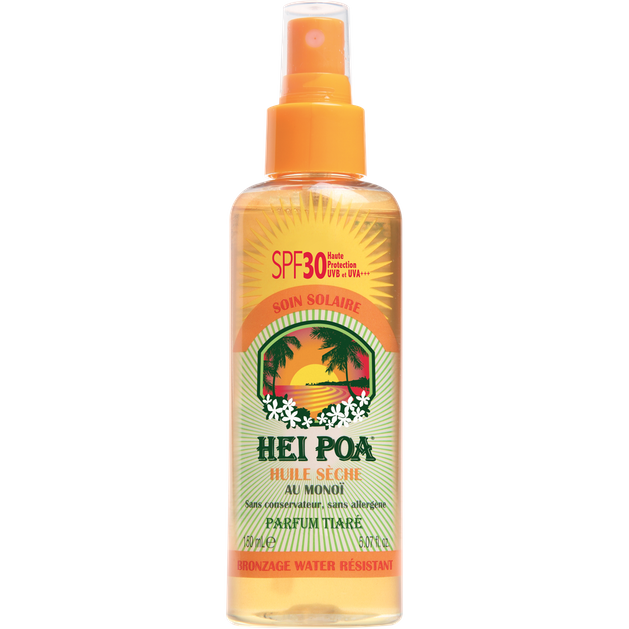 Hei Poa Monoi Dry Oil Spf30 Tiare Spray 150ml Hei Poa Monoi Dry Oil Spf30 Tiare Spray 150ml