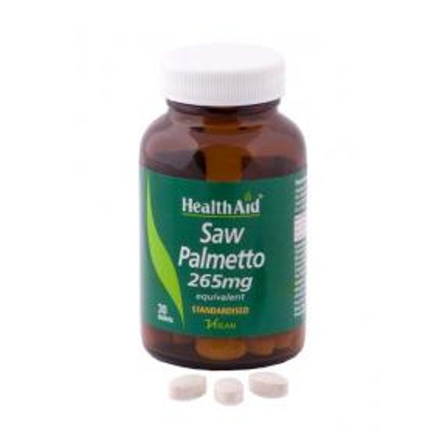 Health Aid Saw Palmetto 265mg 30tabs Health Aid Saw Palmetto 265mg 30tabs