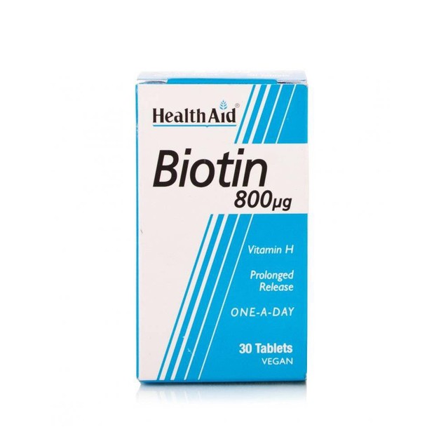Health Aid Biotin (vitamin H) 800μg 30tabs Health Aid Biotin (vitamin H) 800μg 30tabs