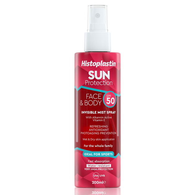 Histoplastin Sun Protection Face & Body Spf50 Invisible Mist Spray 200ml Histoplastin Sun Protection Face & Body Spf50 Invisible Mist Spray 200ml