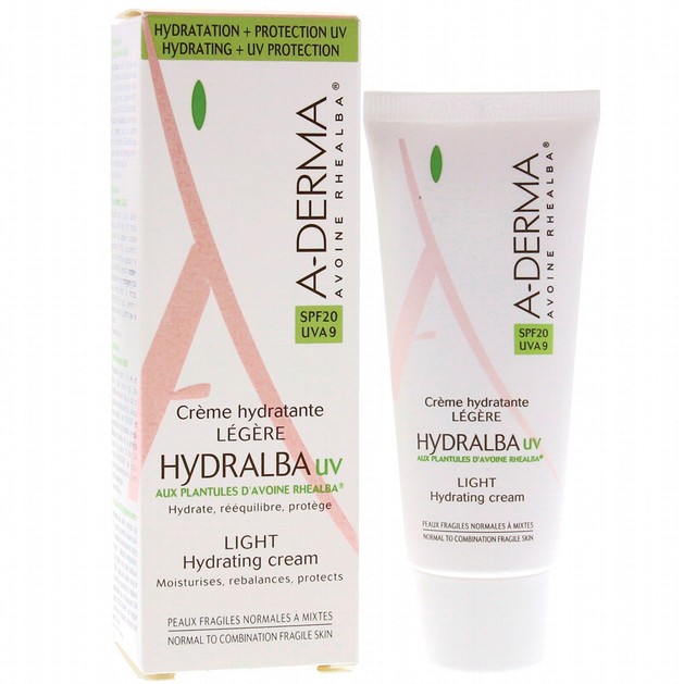 A-Derma Hydralba Hydratante UV Legere Cream Spf20 40ml A-Derma Hydralba Hydratante UV Legere Cream Spf20 40ml