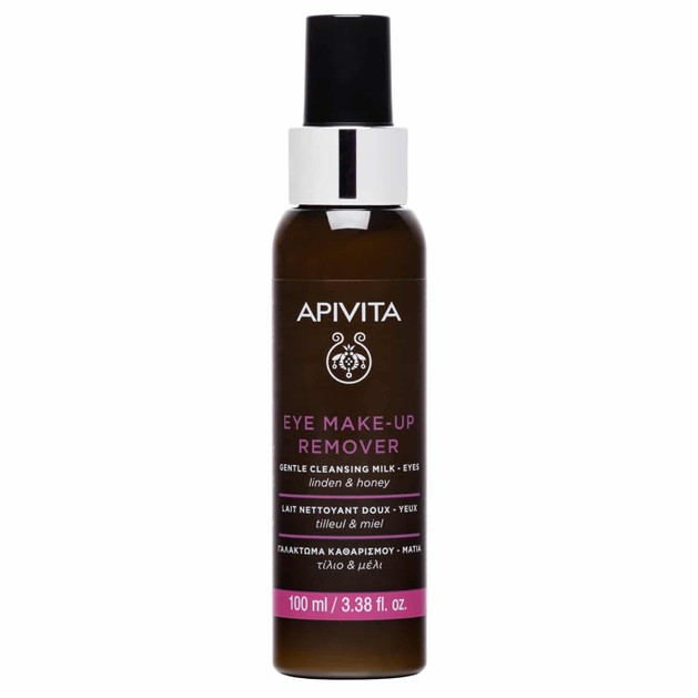 Apivita Gentle Eye Make-Up Remover With Honey & Linden 100ml Apivita Gentle Eye Make-Up Remover With Honey & Linden 100ml