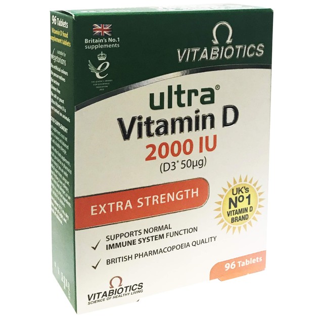 Vitabiotics Ultra Vitamin D 2000IU 96tabs Vitabiotics Ultra Vitamin D 2000IU 96tabs