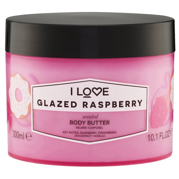 I love... Glazed Raspberry Body Butter 300ml I love... Glazed Raspberry Body Butter 300ml