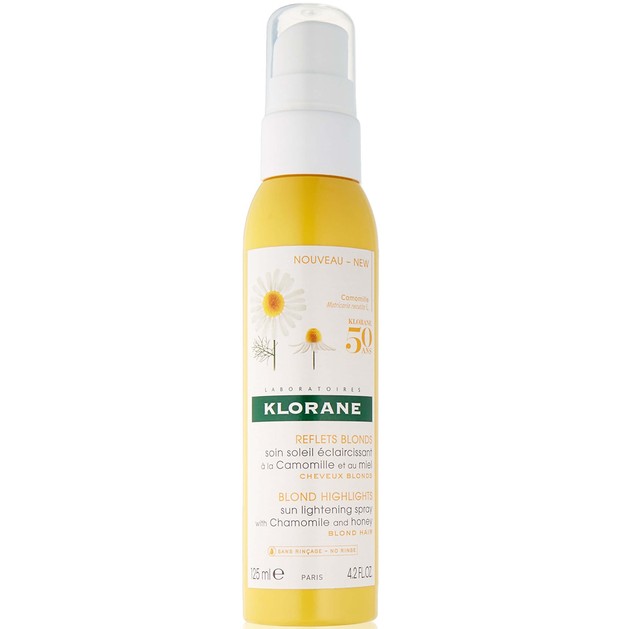 Klorane Reflet Blonds Soin Soleil Eclaircissant a la Chamomile et au Miel Spray για Λάμψη στα Ξανθά Μαλλιά 125ml Promo -25% Klorane Reflet Blonds Soin Soleil Eclaircissant a la Chamomile et au Miel Spray για Λάμψη στα Ξανθά Μαλλιά 125ml Promo -25%