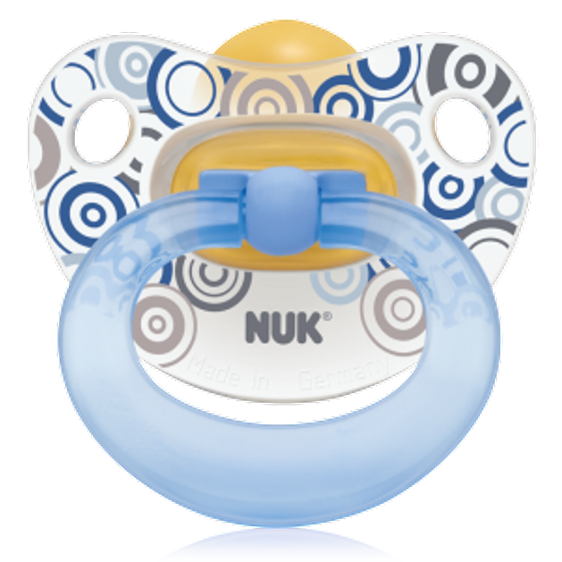 NUK Classic Happy Kids πιπίλα καουτσούκ με κρίκο, μεγέθη 1-3 NUK Classic Happy Kids πιπίλα καουτσούκ με κρίκο, μεγέθη 1-3
