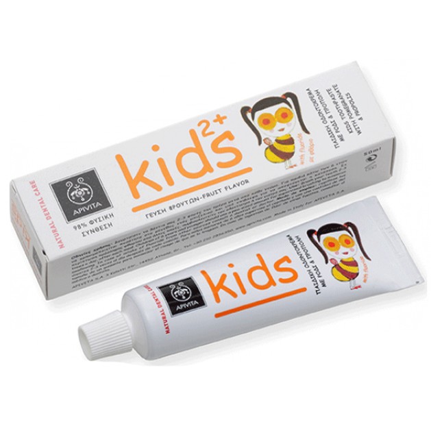Apivita Natural Dental Care Kids Toothpaste 2+ With Pomegranate & Propolis 50ml Apivita Natural Dental Care Kids Toothpaste 2+ With Pomegranate & Propolis 50ml