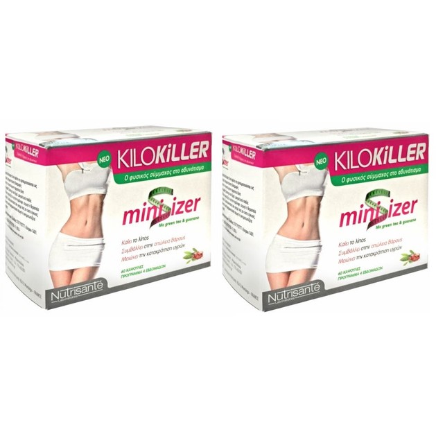 Kilokiller Minisizer Φόρμουλα Αδυνατίσματος 60caps 1 + 1 Δώρο Kilokiller Minisizer Φόρμουλα Αδυνατίσματος 60caps 1 + 1 Δώρο
