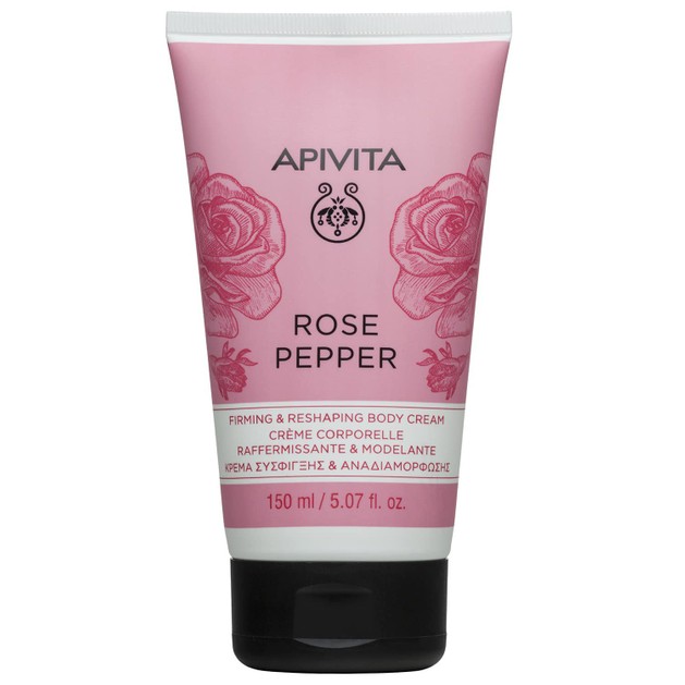Apivita Rose Pepper Firming & Reshaping Body Cream 150ml Apivita Rose Pepper Firming & Reshaping Body Cream 150ml