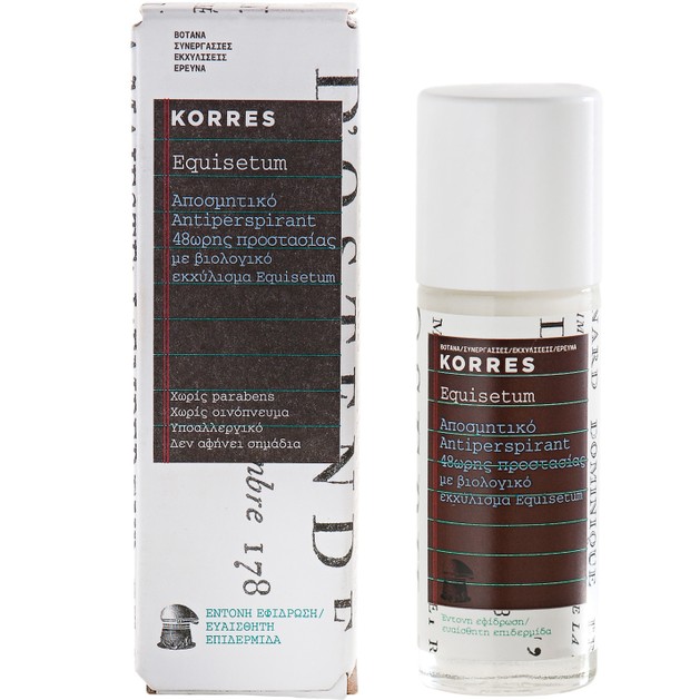 Korres Antiperspirant 48ωρης Προστασίας 30ml Korres Antiperspirant 48ωρης Προστασίας 30ml