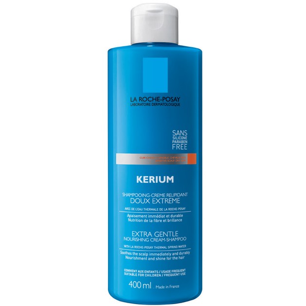 La Roche-Posay Kerium Extra Gentle Cream-Shampoo για Ξηρά Μαλλιά 400ml La Roche-Posay Kerium Extra Gentle Cream-Shampoo για Ξηρά Μαλλιά 400ml