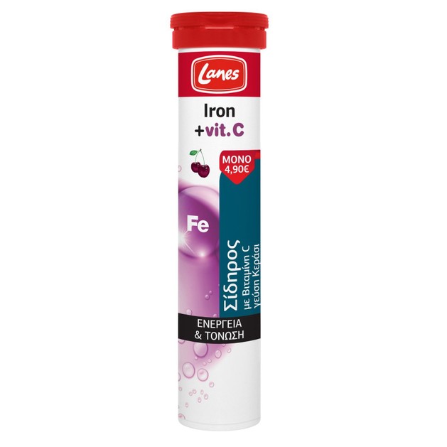 Lanes Iron + Vitamin C 20 Effer.Tabs Lanes Iron + Vitamin C 20 Effer.Tabs