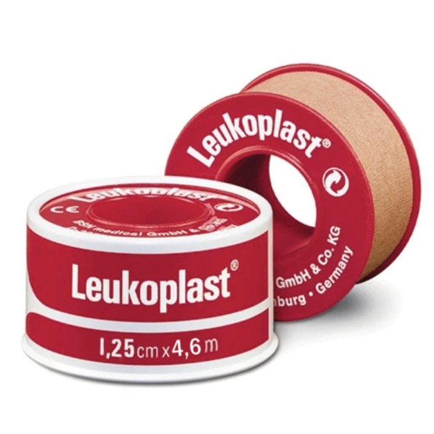 Leukoplast Αυτοκόλλητη Υποαλλεργική Επιδεσμική Ταινία 1.25cm x 4.6m Leukoplast Αυτοκόλλητη Υποαλλεργική Επιδεσμική Ταινία 1.25cm x 4.6m