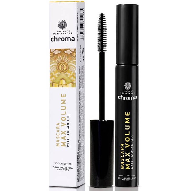 Garden of Panthenols Chroma Max Volume Mascara για Βλεφαρίδες με Πολύ όγκο, Έντονη Καμπυλότητα & Βαθύ Χρώμα 9ml Garden of Panthenols Chroma Max Volume Mascara για Βλεφαρίδες με Πολύ όγκο, Έντονη Καμπυλότητα & Βαθύ Χρώμα 9ml