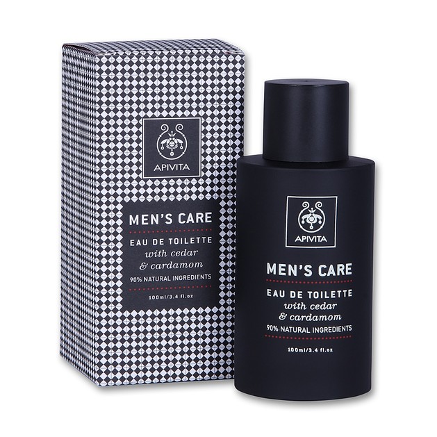 Apivita Mens Care Eau de Toilette With Cedar & Cardamom 100ml Apivita Mens Care Eau de Toilette With Cedar & Cardamom 100ml