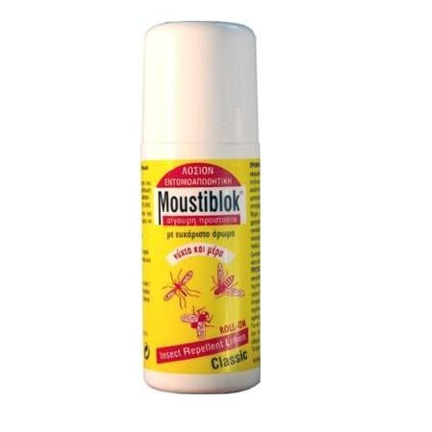 Moustiblok Λοσιόν Εντομοαπωθητική Roll On 50ml Moustiblok Λοσιόν Εντομοαπωθητική Roll On 50ml