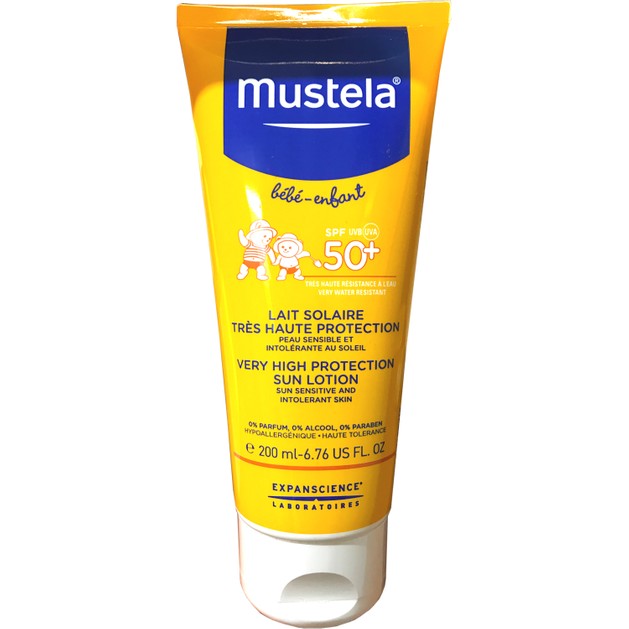 Mustela Very High Protection Sun Lotion Spf50+ Βρεφικό Αντηλιακό Γαλάκτωμα Προσώπου Σώματος 200ml Mustela Very High Protection Sun Lotion Spf50+ Βρεφικό Αντηλιακό Γαλάκτωμα Προσώπου Σώματος 200ml
