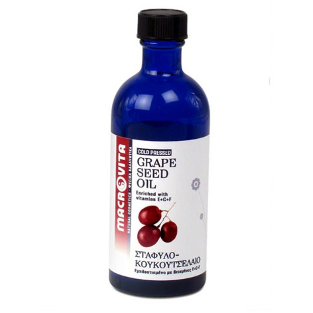 Macrovita Grape Seed Oil with Vitamins E + C + F 100ml Macrovita Grape Seed Oil with Vitamins E + C + F 100ml
