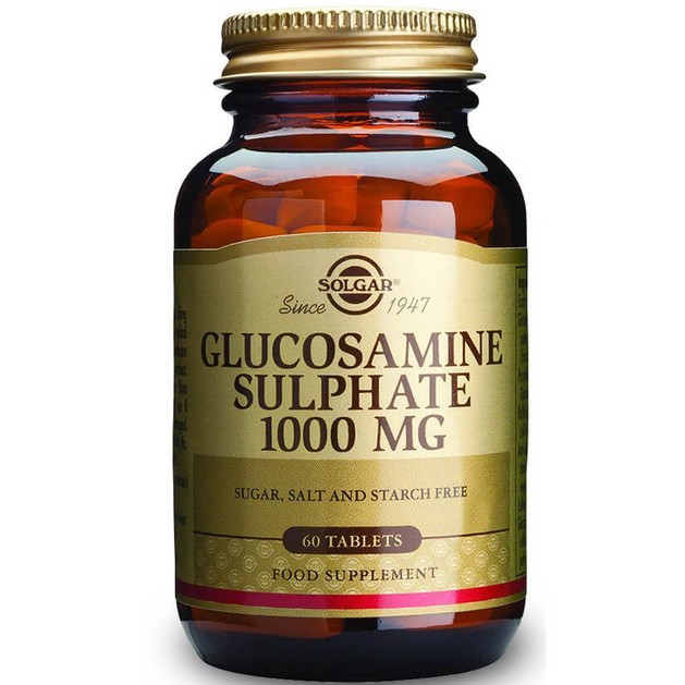Solgar Glucosamine Sulphate 1000mg Συμπλήρωμα Διατροφής, Διατήρηση της Δομής & Λειτουργίας (Κινητικότητας) των Αρθρώσεων 60Tabs Solgar Glucosamine Sulphate 1000mg Συμπλήρωμα Διατροφής, Διατήρηση της Δομής & Λειτουργίας (Κινητικότητας) των Αρθρώσεων 60Tabs