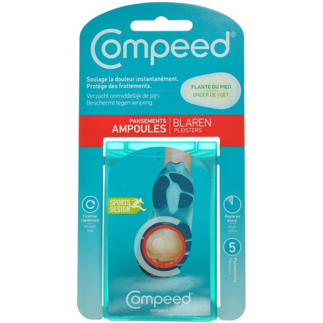 Compeed Επιθέματα για Φουσκάλες Κάτω Από το Πέλμα 5 Τεμάχια Compeed Επιθέματα για Φουσκάλες Κάτω Από το Πέλμα 5 Τεμάχια