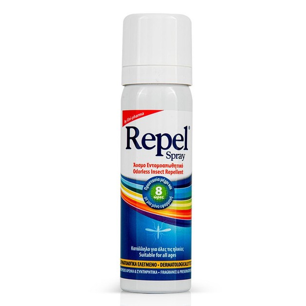 Uni-Pharma Repel Spray Άοσμο Εντομοαπωθητικό Spray 50ml Uni-Pharma Repel Spray Άοσμο Εντομοαπωθητικό Spray 50ml