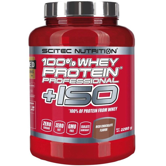 Scitec Nutrition 100% Whey Protein Professional +ISO Καθαρή Πρωτεΐνη Ορού Γάλακτος για Γράμμωση 2280g Scitec Nutrition 100% Whey Protein Professional +ISO Καθαρή Πρωτεΐνη Ορού Γάλακτος για Γράμμωση 2280g