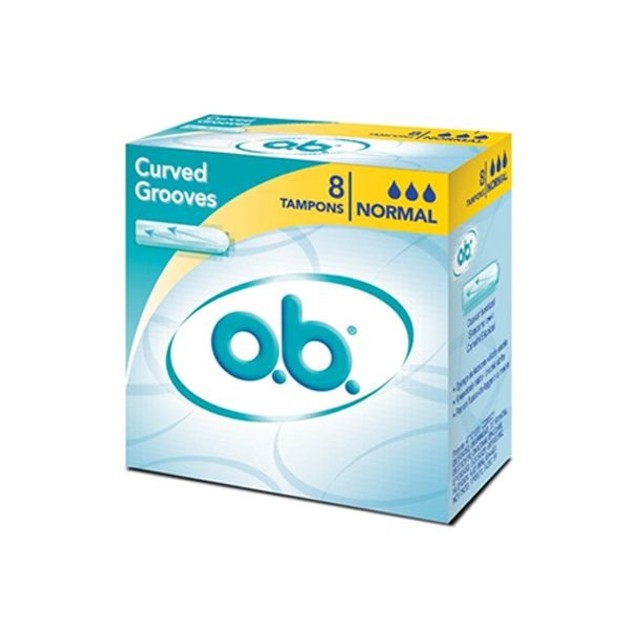 O.b. Original Normal Ταμπόν για Ημέρες με Μικρή Έως Μέτρια Ροή 8 Τεμάχια O.b. Original Normal Ταμπόν για Ημέρες με Μικρή Έως Μέτρια Ροή 8 Τεμάχια
