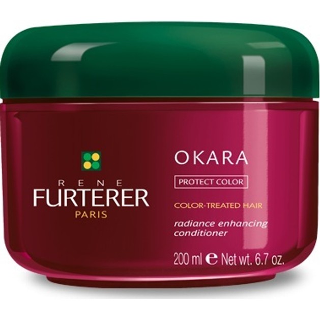 Rene Furterer Okara Protect Color Radiance Enhancing Conditioner Επανορθωτική Μάσκα Μαλλιών 200ml Rene Furterer Okara Protect Color Radiance Enhancing Conditioner Επανορθωτική Μάσκα Μαλλιών 200ml