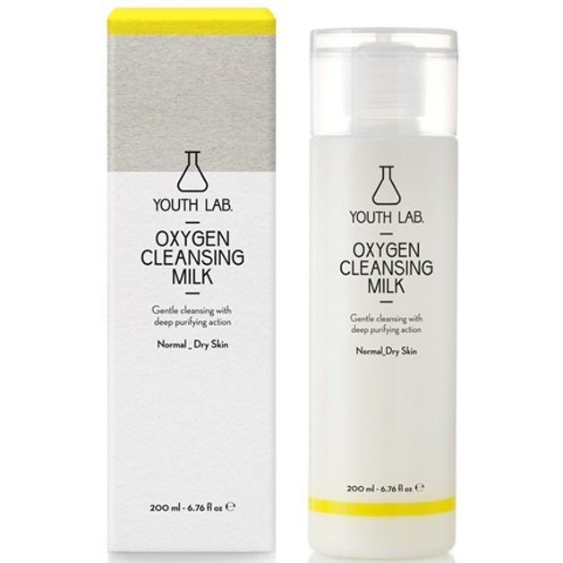 Youth Lab Oxygen Cleansing Milk for Normal Dry Skin Απαλό Γαλάκτωμα Προσώπου με Βαθιά Καθαριστική - Εξυγιαντική Δράση 200ml Youth Lab Oxygen Cleansing Milk for Normal Dry Skin Απαλό Γαλάκτωμα Προσώπου με Βαθιά Καθαριστική - Εξυγιαντική Δράση 200ml