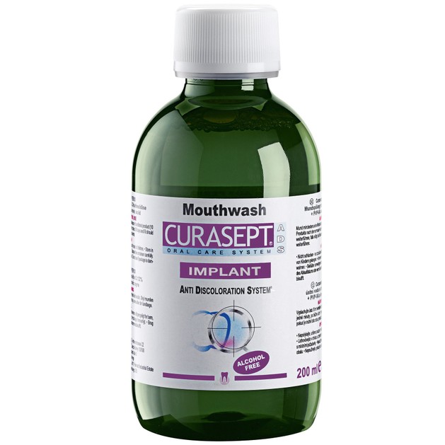 Curasept ADS Mouthwash Implant Στοματικό Διάλυμα Χλωρεξιδίνης 0.20% 200ml Curasept ADS Mouthwash Implant Στοματικό Διάλυμα Χλωρεξιδίνης 0.20% 200ml
