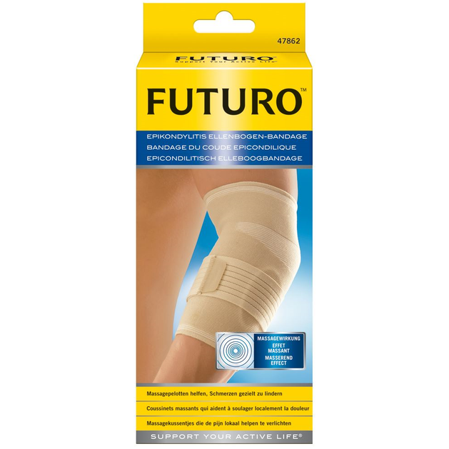 Futuro Περιαγκωνίδα με Ρυθμιζόμενα Μαξιλαράκια Πίεσης 1 Τεμάχιο Futuro Περιαγκωνίδα με Ρυθμιζόμενα Μαξιλαράκια Πίεσης 1 Τεμάχιο