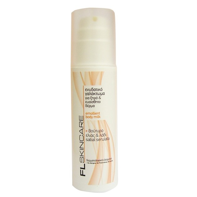 FL Products Emolient Body Milk Ενυδατικό Γαλάκτωμα Για Ξηρό & Ευαίσθητο Δέρμα 150ml FL Products Emolient Body Milk Ενυδατικό Γαλάκτωμα Για Ξηρό & Ευαίσθητο Δέρμα 150ml
