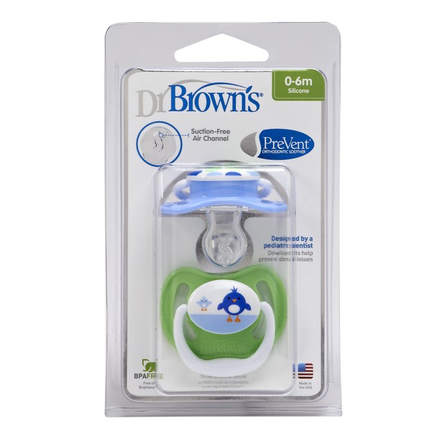 Dr. Brown\'s PreVent PV140-GB Ορθοδοντική Πιπίλα Σιλικόνης ΕΠΙΠΕΔΟ 1 Για νεογέννητα από 0 έως 6 μηνών Dr. Brown\'s PreVent PV140-GB Ορθοδοντική Πιπίλα Σιλικόνης ΕΠΙΠΕΔΟ 1 Για νεογέννητα από 0 έως 6 μηνών