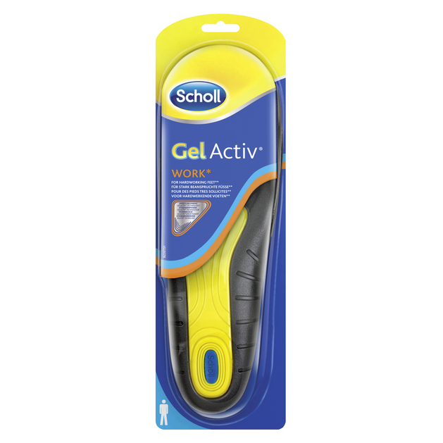 Scholl Gel Activ Work Ανδρικοί Πάτοι 1 ζευγάρι Scholl Gel Activ Work Ανδρικοί Πάτοι 1 ζευγάρι