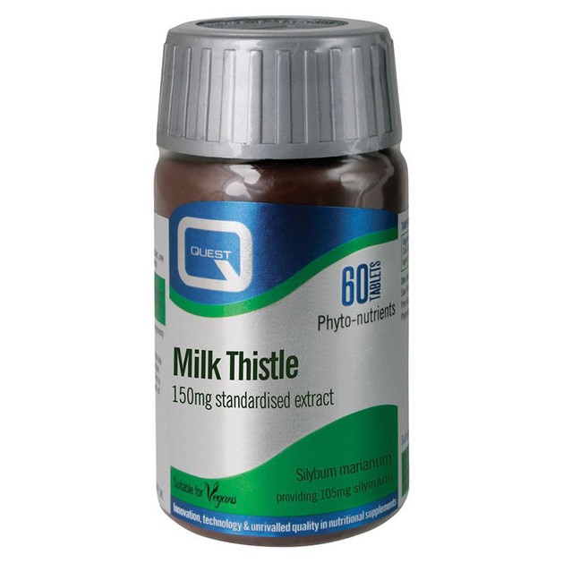 Quest Milk Thistle 150mg Extract Αντιοξειδωτική Προστασία και Αποτοξίνωση στο Ήπαρ 60tabs Quest Milk Thistle 150mg Extract Αντιοξειδωτική Προστασία και Αποτοξίνωση στο Ήπαρ 60tabs