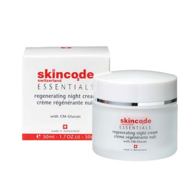 Skincode Regenerating night cream Αναζωογονητική κρέμα νύχτας για όλες τις επιδερμίδες 50ml Skincode Regenerating night cream Αναζωογονητική κρέμα νύχτας για όλες τις επιδερμίδες 50ml