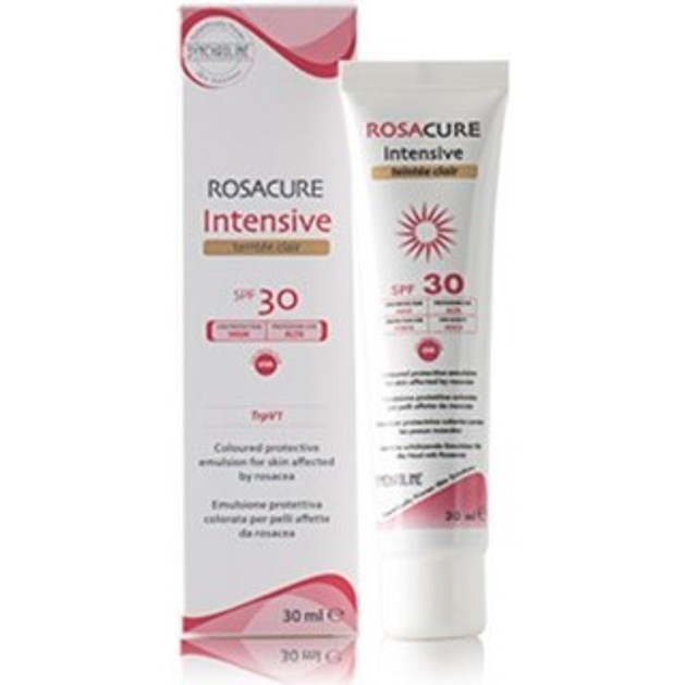 SYNCHROLINE Rosacure Intensive Cream Spf30 - Teintee Clair - Προστατευτικό γαλάκτωμα προσώπου 30ml SYNCHROLINE Rosacure Intensive Cream Spf30 - Teintee Clair - Προστατευτικό γαλάκτωμα προσώπου 30ml