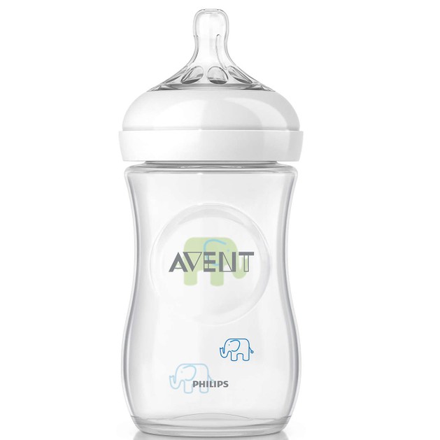 Avent Natural Μπιμπερό Πλαστικό Χωρίς BPA Σχέδιο Μπλε 1m+ 260ml SCF627/17 Avent Natural Μπιμπερό Πλαστικό Χωρίς BPA Σχέδιο Μπλε 1m+ 260ml SCF627/17