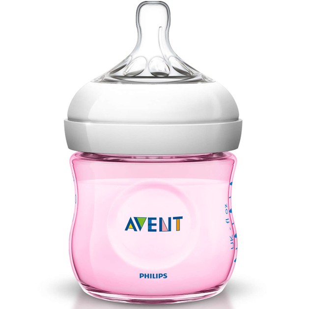 Avent Μπιμπερό Natural για Νεογέννητα Πλαστικό Ροζ 125ml SCF691/17 Avent Μπιμπερό Natural για Νεογέννητα Πλαστικό Ροζ 125ml SCF691/17